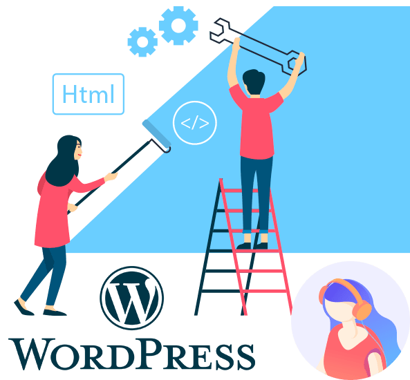 Servicio de mantenimiento web en wordpress